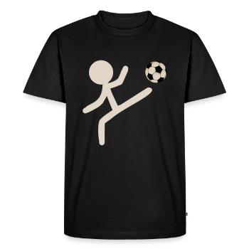 STICK FIGURE Soccer - T-shirt Premium bio Homme - noir - Devant - Nico (187cm)