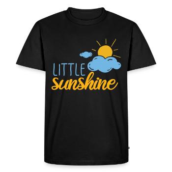 Petit rayon de soleil - T-shirt Premium bio Homme - noir - Devant - Nico (187cm)