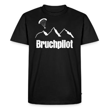 Pilote de rupture - T-shirt Premium bio Homme - noir - Devant - Nico (187cm)