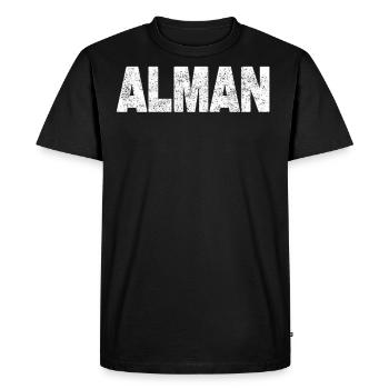 Alman Shirt German Citizenship Gift - Men's Premium Organic T-Shirt - black - Front - Nico (187cm)