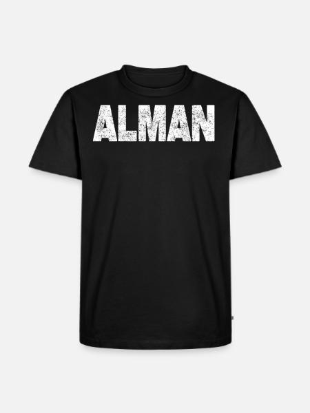 Alman Shirt deutsche Staatsbürgerschaft Geschenk - Männer Premium Bio T-Shirt - Schwarz
