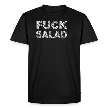 Fuck Salad - T-shirt Premium bio Homme - noir - Devant - Nico (187cm)