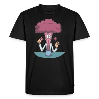 Chimiste explosion chimiste - T-shirt Premium bio Homme - noir - Devant - Nico (187cm)