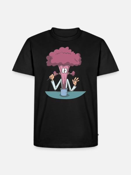 Chemistry explosion chemist - Men's Premium Organic T-Shirt - black
