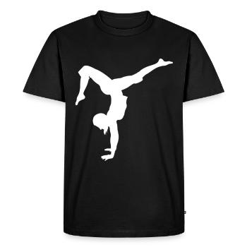 Danse de gymnastique - T-shirt Premium bio Homme - noir - Devant - Nico (187cm)