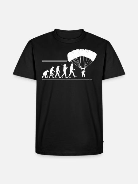 paragliding - Men's Premium Organic T-Shirt - black