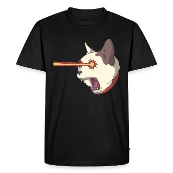 Cathode cat tomcat laser - Men's Premium Organic T-Shirt - black - Front - Nico (187cm)