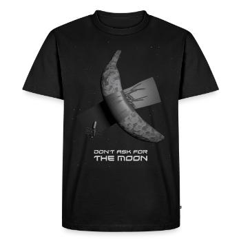 Don't ask for the moon - T-shirt Premium bio Homme - noir - Devant - Nico (187cm)