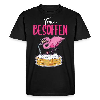 Damen Saufen Sprüche Lustig Alkohol Partyoutfit - Männer Premium Bio T-Shirt - Schwarz - Vorne - Nico (187cm)