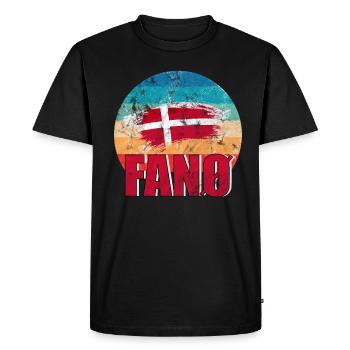 Fanö Insel Fanø gift in Denmark Copenhagen - Men's Premium Organic T-Shirt - black - Front - Nico (187cm)