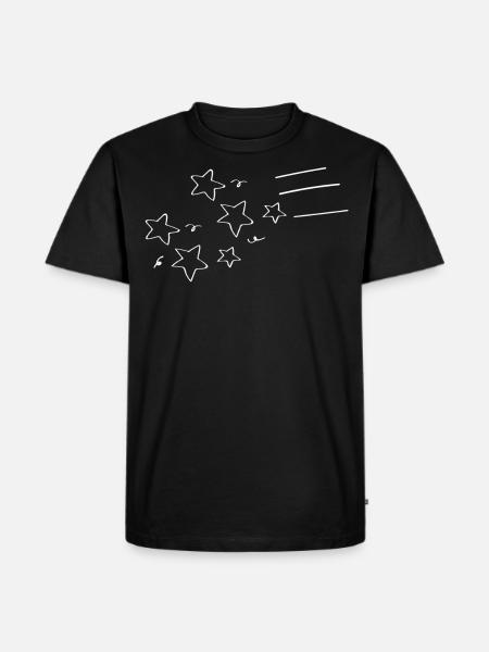 Stars - Men's Premium Organic T-Shirt - black