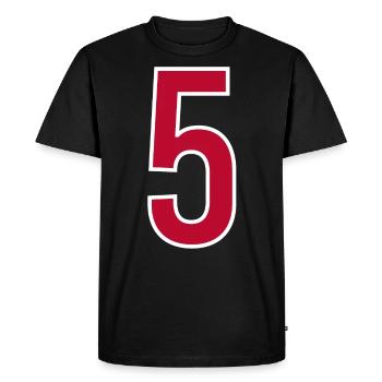 Numéro 5 numéro cinq - T-shirt Premium bio Homme - noir - Devant - Nico (187cm)