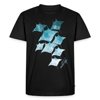 Ray Wildlife - T-shirt Premium bio Homme - noir - Devant - Nico (187cm)