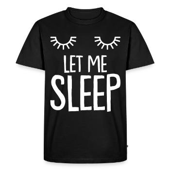 Dames Mon officiel de chemise-lit fille - T-shirt Premium bio Homme - noir - Devant - Nico (187cm)