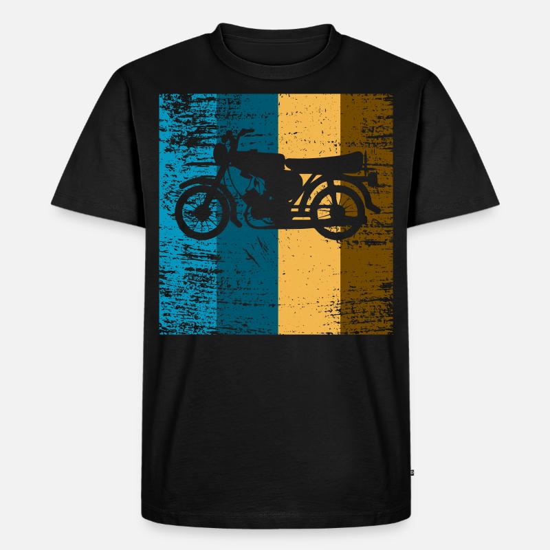 Moped Simson S51 - Männer Premium Bio T-Shirt - Schwarz