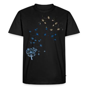 Pissenlit pissenlit - T-shirt Premium bio Homme - noir - Devant - Nico (187cm)