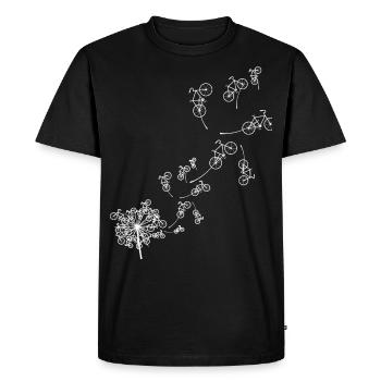 Pissenlit pissenlit - T-shirt Premium bio Homme - noir - Devant - Nico (187cm)