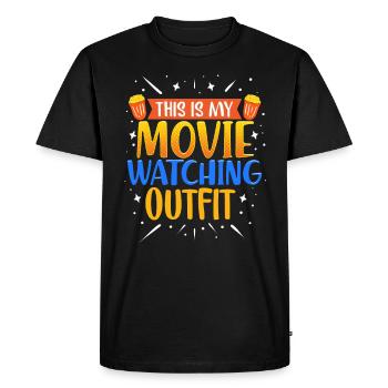 Film - Männer Premium Bio T-Shirt - Schwarz - Vorne - Nico (187cm)