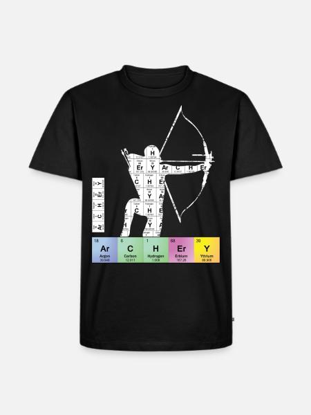 Periods Archery Archery - Men's Premium Organic T-Shirt - black