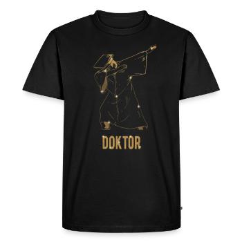 Dabbing Doktor Robe 2020 Thèse Doctorat - T-shirt Premium bio Homme - noir - Devant - Nico (187cm)