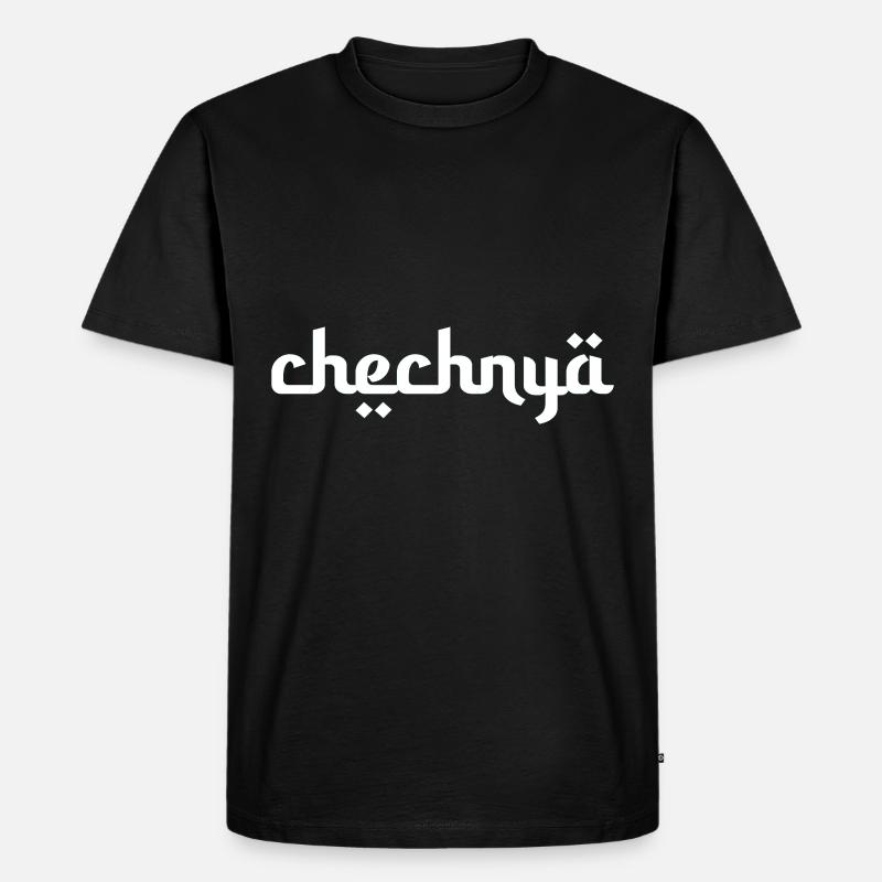 Tschetschenien! - Männer Premium Bio T-Shirt - Schwarz