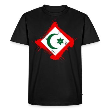 Rif - T-shirt Premium bio Homme - noir - Devant - Nico (187cm)