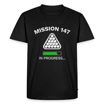 Cadeaux de Snooker Frame 147 Maximum In Progress - T-shirt Premium bio Homme - noir - Devant - Nico (187cm)