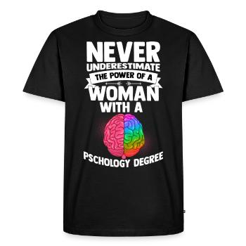 Psychologie femme anthropologie Freud thérapeute - T-shirt Premium bio Homme - noir - Devant - Nico (187cm)