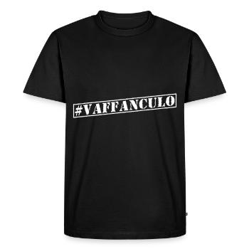 Italy Funny Italian saying as a gift - Men's Premium Organic T-Shirt - black - Front - Nico (187cm)
