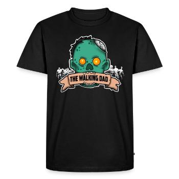 The Walking Dad - The Walking Dad - Men's Premium Organic T-Shirt - black - Front - Nico (187cm)