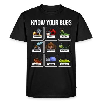 Got A New Error Progress Programmers Coding - Men's Premium Organic T-Shirt - black - Front - Nico (187cm)