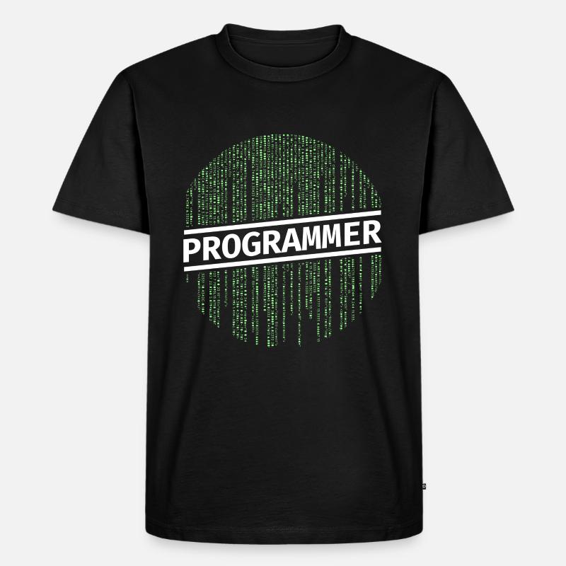 Codage du programmeur programmeur - T-shirt Premium bio Homme - noir