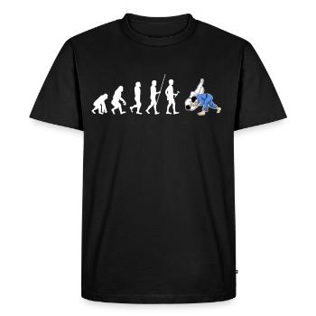 Judo Arts martiaux Arts martiaux Judoka - T-shirt Premium bio Homme - noir - Devant - Nico (187cm)