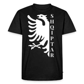 Albanie disant drôle cadeau albanais - T-shirt Premium bio Homme - noir - Devant - Nico (187cm)
