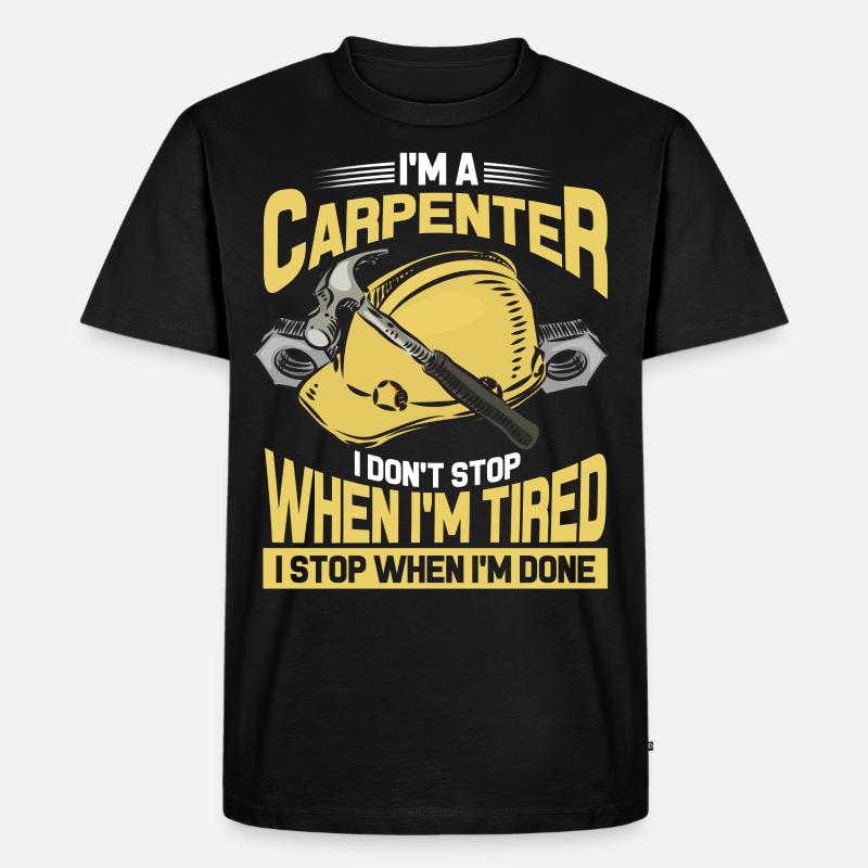 Tømrer tømrer tømrer - Herre Premium økologisk T-shirt - sort
