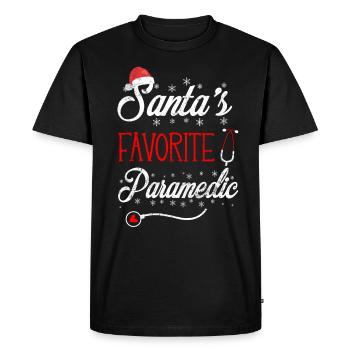 EMT Paramedic Paramedic - T-shirt Premium bio Homme - noir - Devant - Nico (187cm)