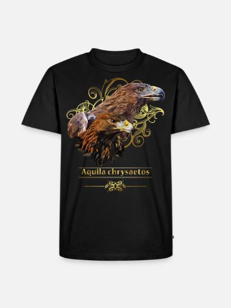 golden eagle - Men's Premium Organic T-Shirt - black
