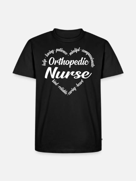 Orthopedic nurse - Men's Premium Organic T-Shirt - black