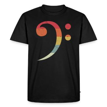 Bass Bass Bass Guitare Bassist Bassist Bande - T-shirt Premium bio Homme - noir - Devant - Nico (187cm)