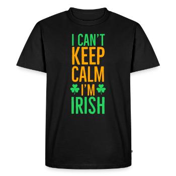 Irlandais, Irlandais, Irlandais, Irlande, Irlande, Irlande, Irlande - T-shirt Premium bio Homme - noir - Devant - Nico (187cm)