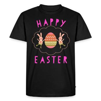 Easter Easter Easter Easter Easter Easter Easter - Men's Premium Organic T-Shirt - black - Front - Nico (187cm)