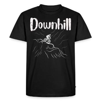 Vélos vélos vélo rétro vélo - T-shirt Premium bio Homme - noir - Devant - Nico (187cm)
