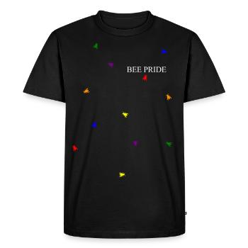 Bee Pride Gay Gay Homosexualité Diversity - T-shirt Premium bio Homme - noir - Devant - Nico (187cm)