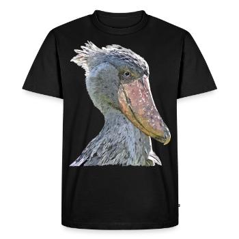 shoebill - Men's Premium Organic T-Shirt - black - Front - Nico (187cm)
