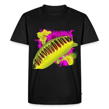 Carnivorous Monster - Men's Premium Organic T-Shirt - black - Front - Nico (187cm)