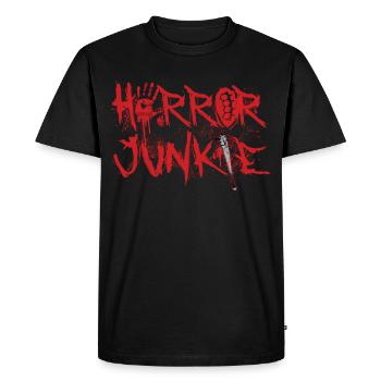 Horror horror film - Men's Premium Organic T-Shirt - black - Front - Nico (187cm)