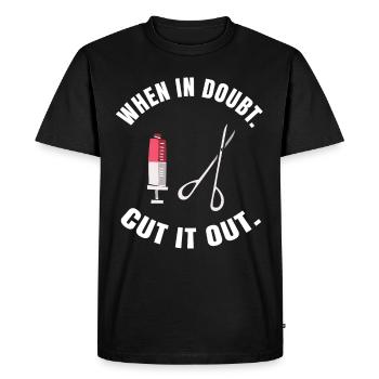 Chirurgie chirurgie médecin - T-shirt Premium bio Homme - noir - Devant - Nico (187cm)