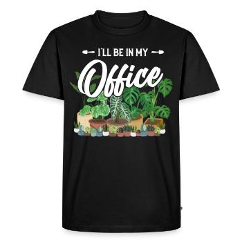 Gardener Plants - Men's Premium Organic T-Shirt - black - Front - Nico (187cm)