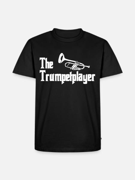 trumpet - Men's Premium Organic T-Shirt - black