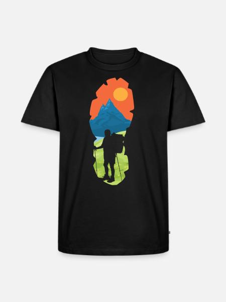 Randonner - T-shirt Premium bio Homme - noir